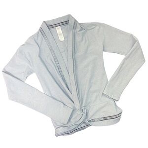 Ivivva lululemon Own the Move Twist‎ Front Shirt in Gray Girl's 7